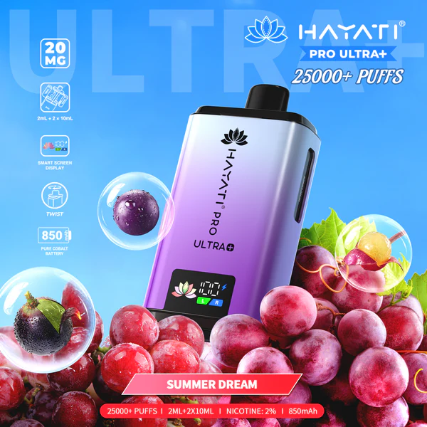 Hayati® Pro Ultra+ | 25000+ Puffs Summer Dream