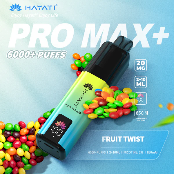 Hayati® Pro Max+ | 6000+ Puffs Fruit Twist