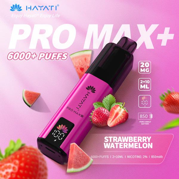 Hayati® Pro Max+ | 6000+ Strawberry Watermelon
