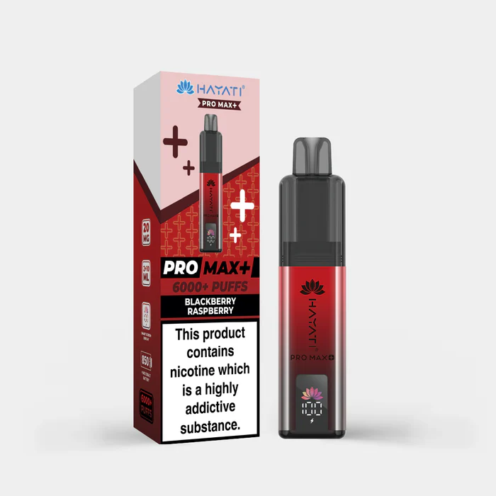 Hayati® Pro Max+ | 6000+ Puffs Blackberry Raspberry - Image 2