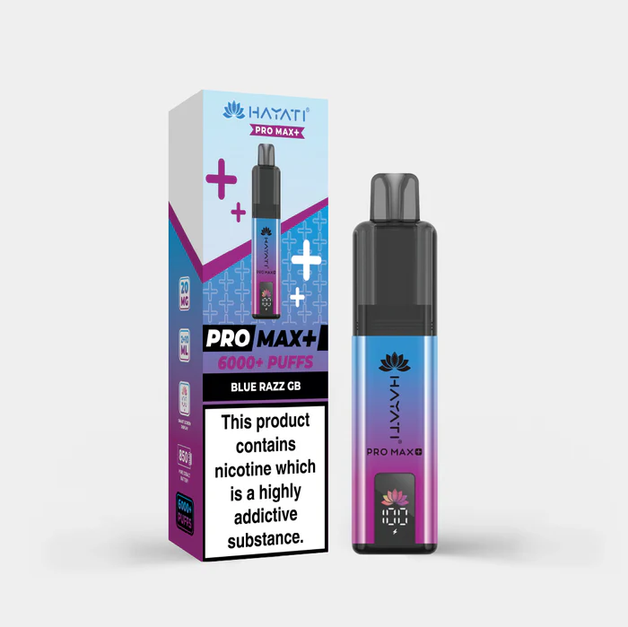 Hayati® Pro Max+ | 6000+ Puffs Blue Razz GB - Image 2