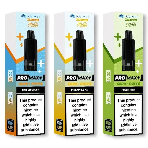 Hayati Pro Max Plus Prefilled Pod Refill – 6,000 Puffs