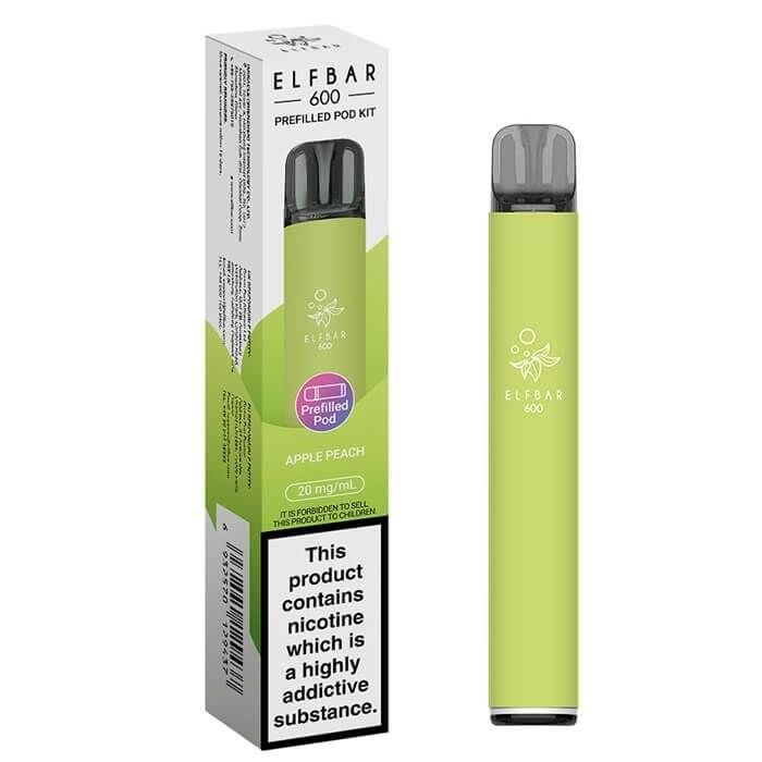 ELFBAR 600 Prefilled Pod Kit Apple Peach