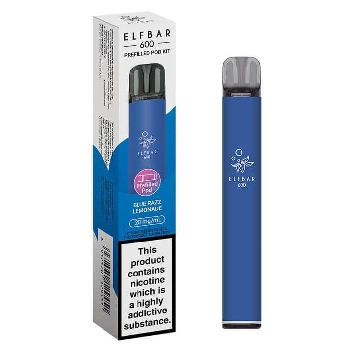ELFBAR 600 Prefilled Pod Kit Blue Razz Lemonade