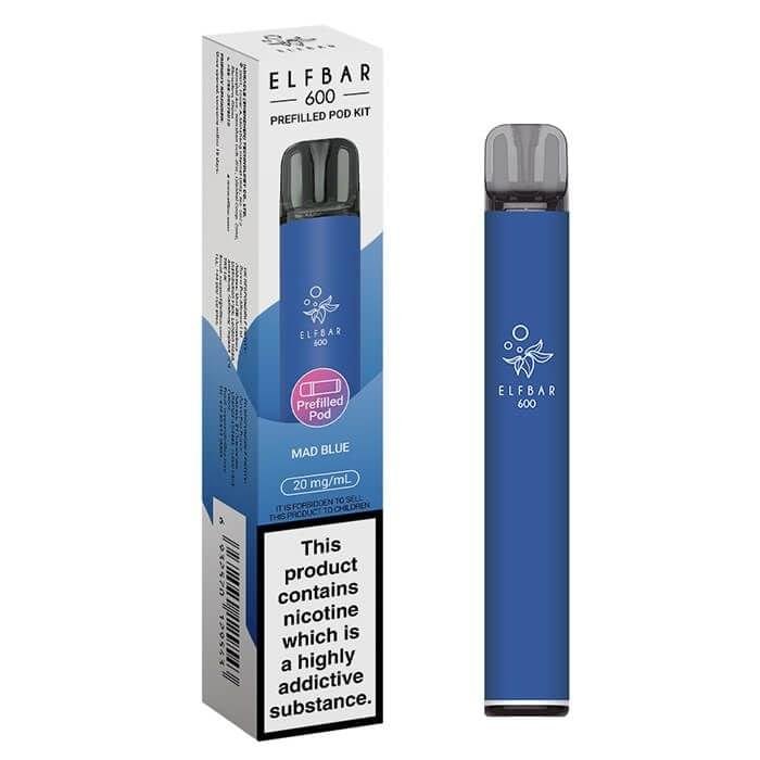 ELFBAR 600 Prefilled Pod Kit Mad Blue