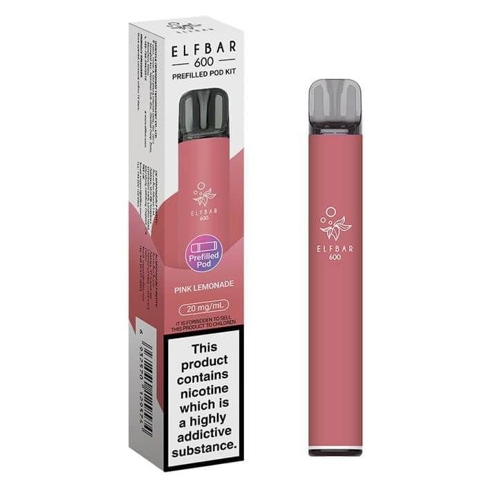 ELFBAR 600 Prefilled Pod Kit Pink Lemonade