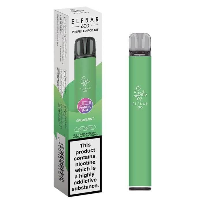 ELFBAR 600 Prefilled Pod Kit Spearmint