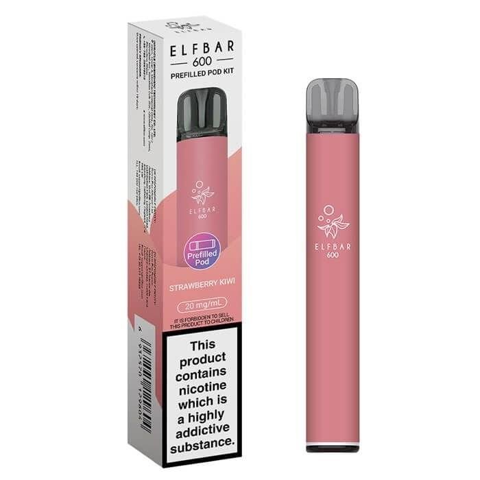 ELFBAR 600 Prefilled Pod Kit Strawberry Kiwi