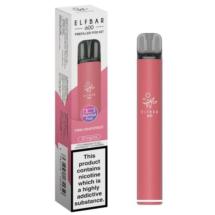 ELFBAR 600 Prefilled Pod Kit Pink Grapefruit